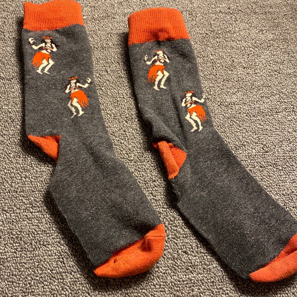 Hula-themed Dress Socks